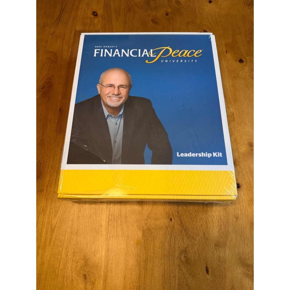 Dave Ramsey Financial Peace University Leadership Kit New Sealed Coordinator Set